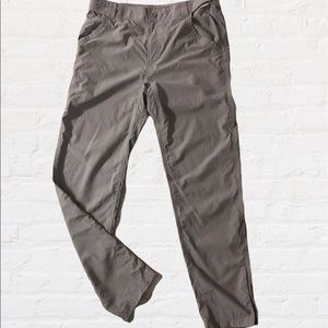 Simms Superlight Mens Light Brown Fishing Pants Size M 34x31 Adj Waistband